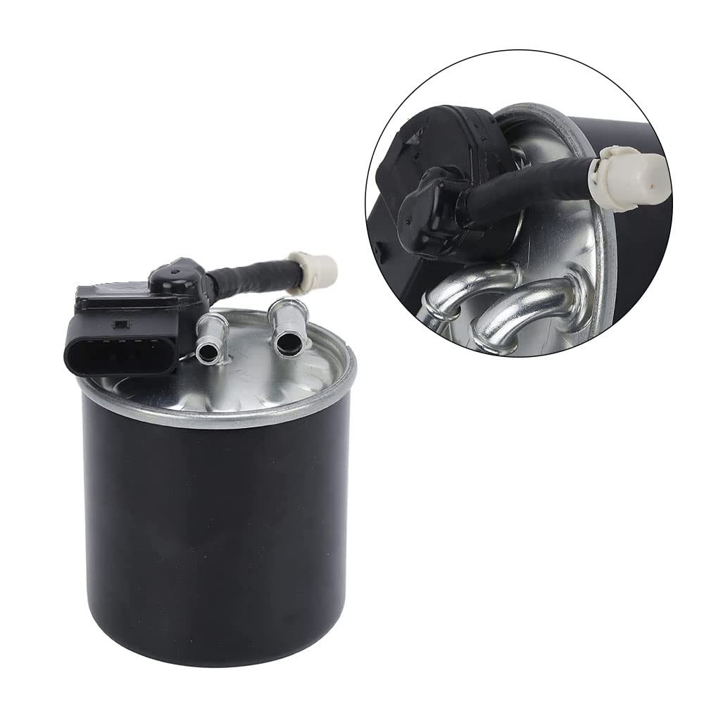 Riloer Filtre à carburant de voiture Filtre à huile Convient pour Merc-edes Classe C/E/S W204 W205 W212 W222 CDI 6510902852 KL 913 KL913 WK82017 WK 820/17 651 090 28 52-1