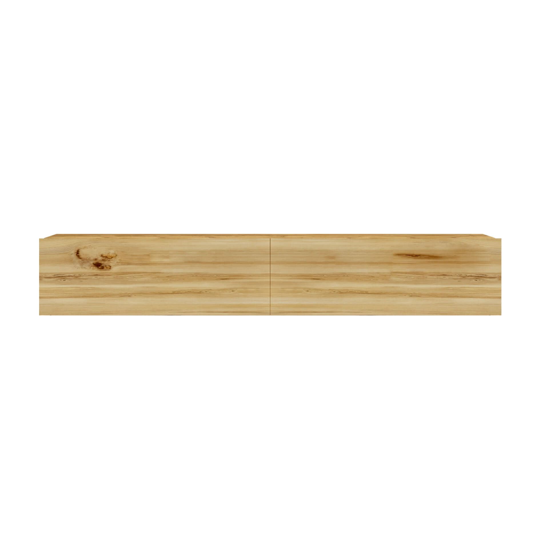 Rebecca Mobili Mueble para TV colgante, aparador colgante, roble claro, aglomerado, con 2 puertas, para salón moderno – Medidas (alto x ancho x profundo): 29,5 x 180 x 31,5 cm – Art. RE7211