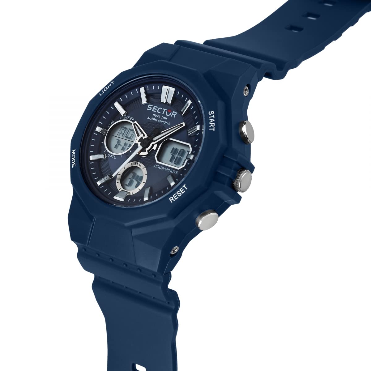 Sector No Limits Ex-40 Orologio Uomo, Digitale, Analogico - 44mm