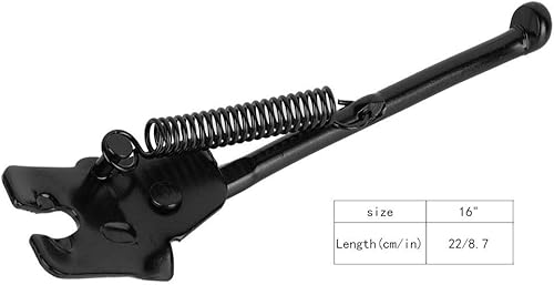 Miniatura 4 de Soporte para bicicleta, 5 tamaños de acero opcional para bicicleta, soporte lateral de estacionamiento, soporte para pie para bicicleta infantil (14