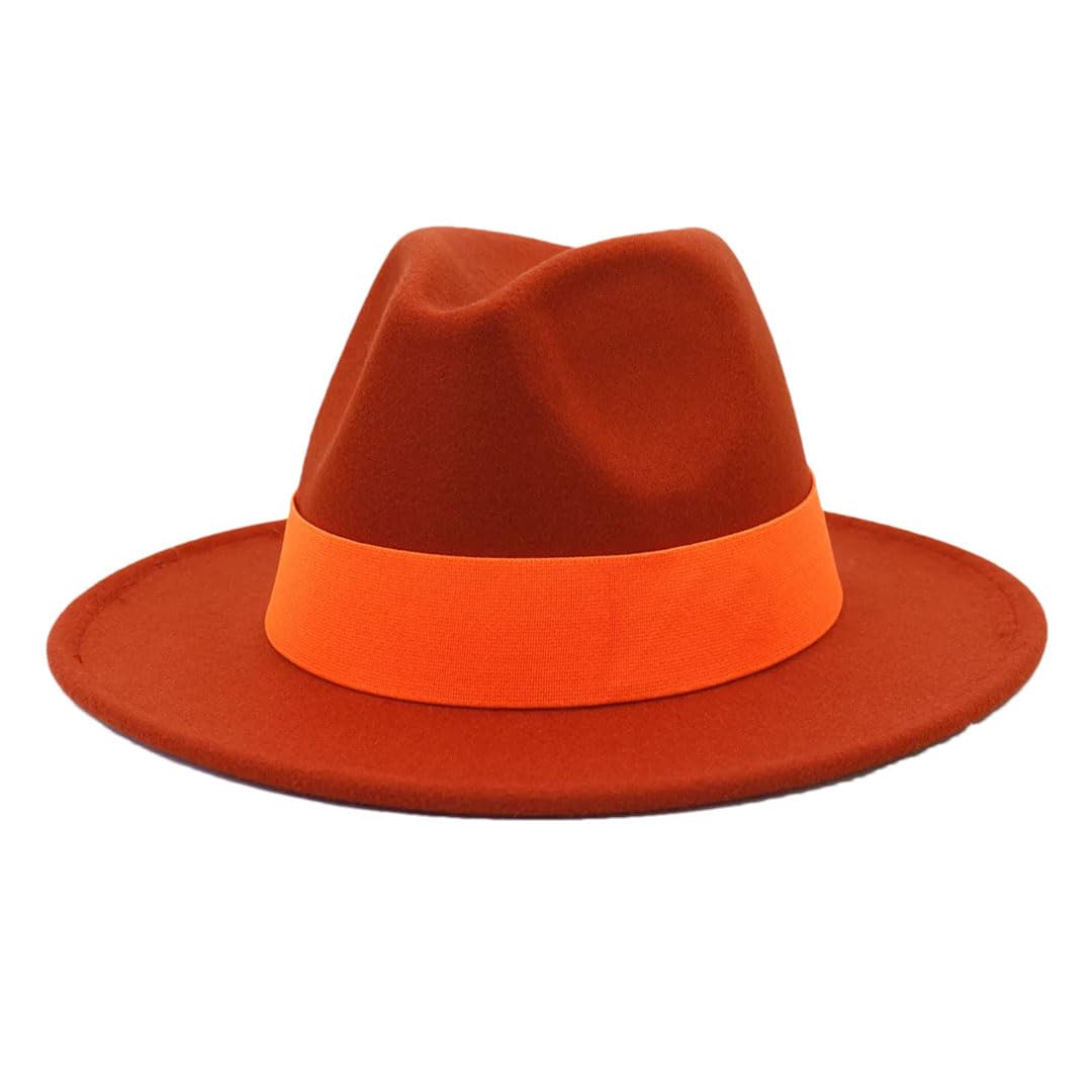 Cappello Fedora formale a tesa larga in feltro cappello di lana per festa di nozze cappello nastro Panama Sombrero Jazz Cap