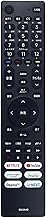 Pre-configured TV Remote Control for Hisense Models Compatible with Hisense LCD TVs Universal Hisense Replacement Remote Lightweight Remote with Bold Buttons 75U8F 65U8F 55U8F 50U8F 43U75F