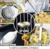 HOMICHEF 14-Piece Nickel Free Stainless Steel Cookware Set - Nickel Free Pots and Pans Set - Non-Toxic, Healthy Induction Cookware #5