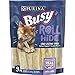 Purina Busy Rawhide Small/Medium Breed Dog Bones, Rollhide - 9 ct. Pouch