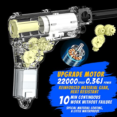 Uqhh Gel Ball Electric Splat Gun,Mp5 Submachine Model Water Bead Blaster Toy Shooter With Dinosaur Park Skin, For Kids,Team Shoot Game Outdoor Exercise(Green) #TOP3