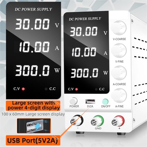 Alimentation de banc stable et précise à découpage avec afficheur numérique et USB - 5