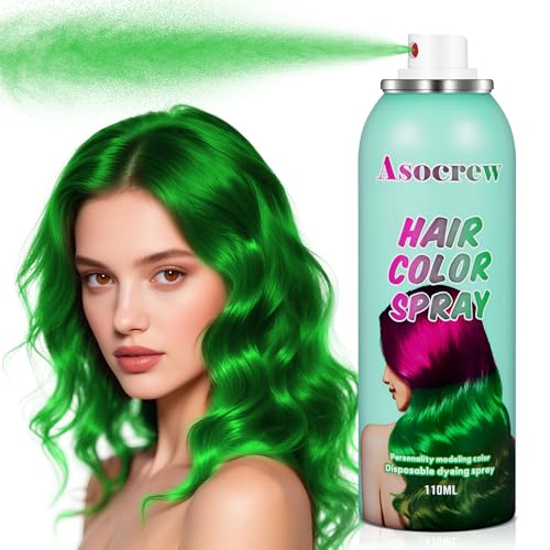 Color hair spray,Hair Spray Temporary for Women Kids Men,Washable Temporary Hair Dye Spray,HairSpray...