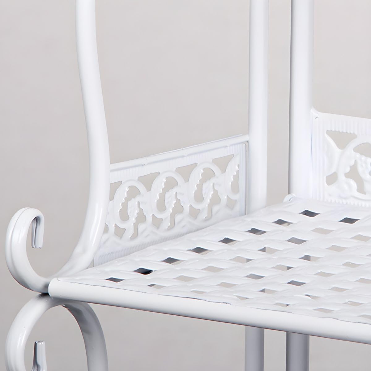 KWOKING Glam Bookcase Shelf Open Back Bookcase for Study Room Office Bookshelf Landing Multi-functional Living Room Multi-layer Shelf Children Students Storage Bookcase White 13.4"L x 8.3"W x 25.6"H