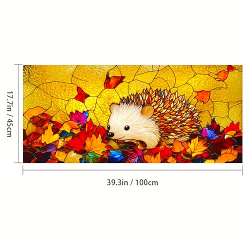 HOMETITUTE Vinilo Decorativo de Otoño 39.37x17.72 Pulgadas miniatura 4