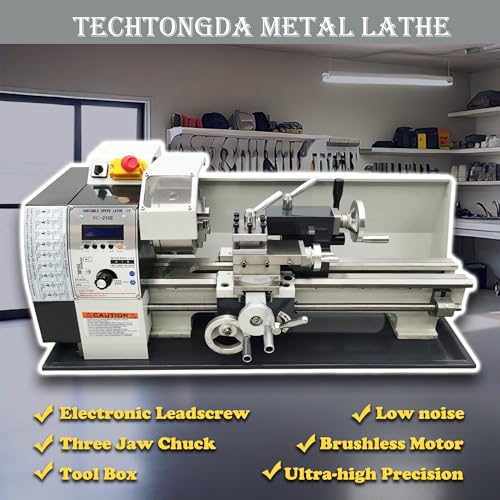 TECHTONGDA 1100W Brushless Metal Lathe