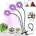 Produktbild LICHUXIN Chrono LED wachsen Licht, LED-Clip-Art Betrieb Licht mit 3 Einstellbare Winkel, Gooseneck Licht für Sämling und blühende Obst