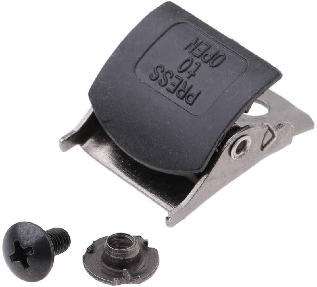 T TOOYFUL Kit Sangle Et Boucle Pour Patins à Roulettes - PP Résistant, Vis Et écrous Inclus, Noir, Remplacement Pour La Plupart Des Modèles