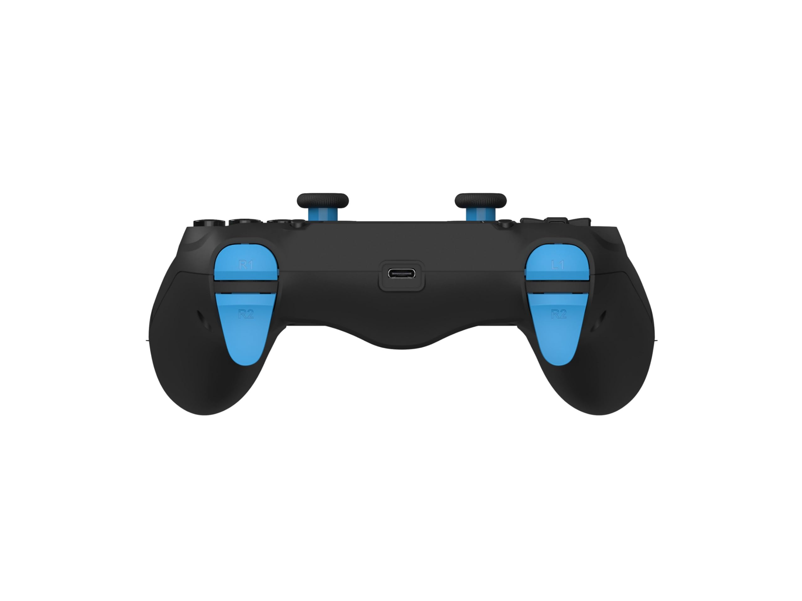 Czarny MIZAR Bezprzewodowy kontroler Bluetooth na PS4, PC i Mobile