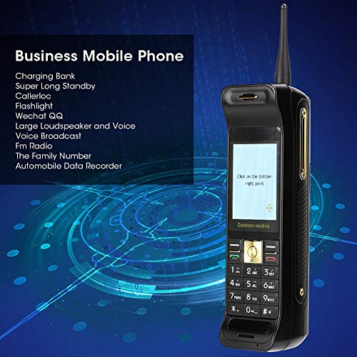 Business Mobile Phone, 2.2'' Retro Cellular Phone With Flashlight, Dual Card Dual Standby Cell Phones, Large Capacity Battery, Support Voice Playback(Black) #TOP1