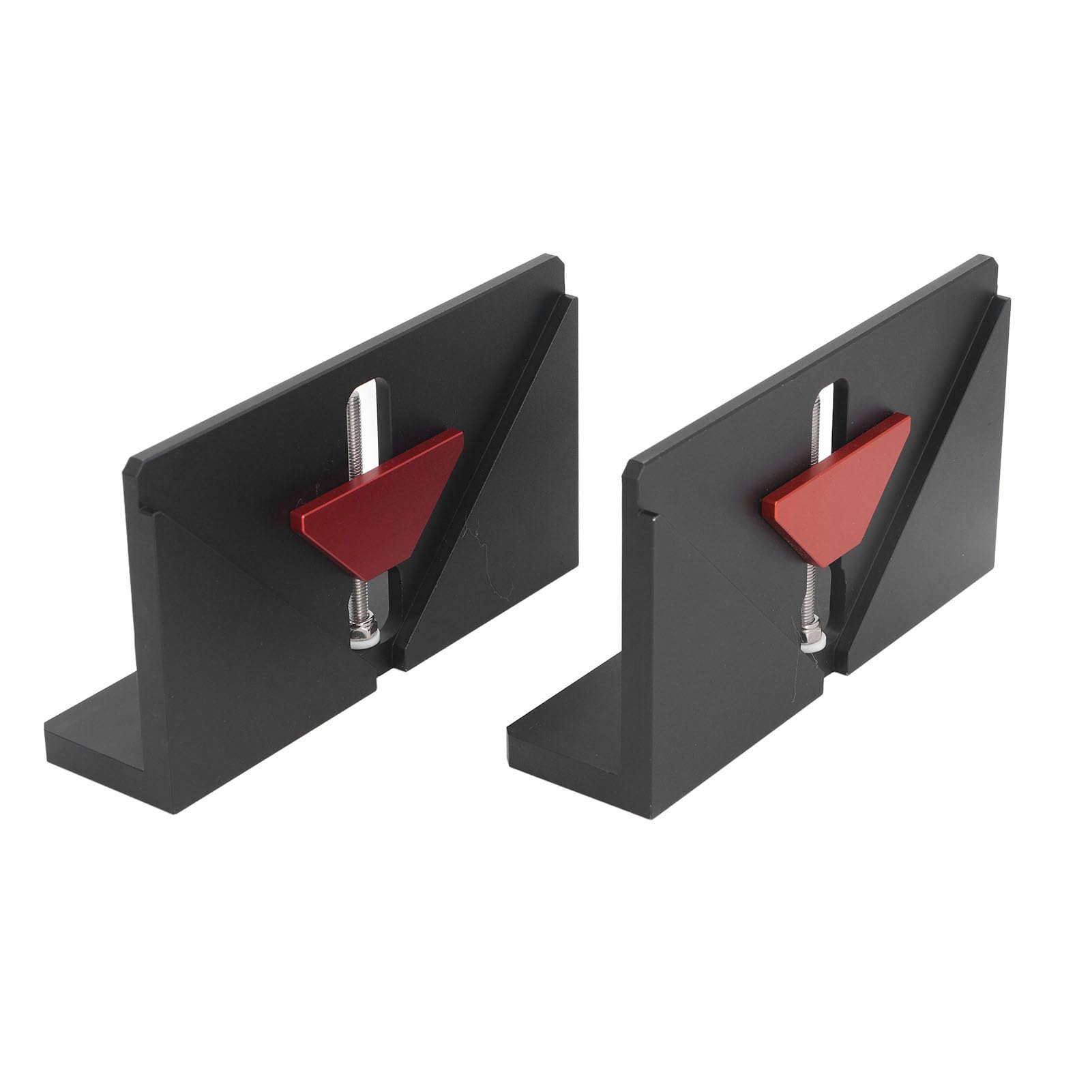 Aluminum Alloy Adjustable Dovetail Jig Locator for Picture Frame Drawer Corner Slotting Ideal for Woodworking Projects