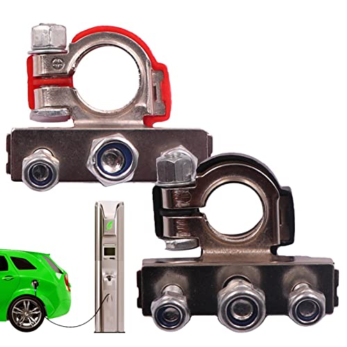 Conectores bateria - Cabeça pilha bateria carro - Kit poste superior terminal bateria para carros, c