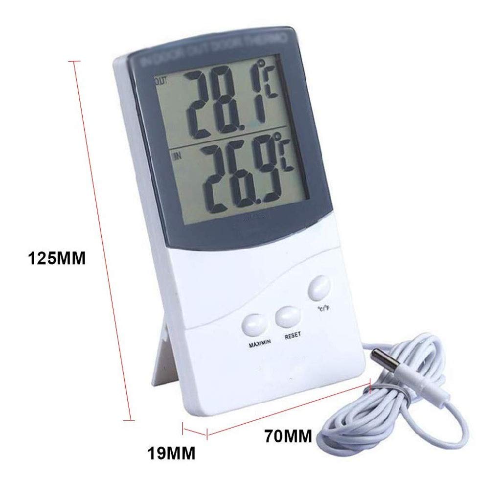 Termometr pokojowy - elektroniczny termometr z wyświetlaczem temperatury czujnik temperatury