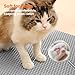 Petinstinct Jumbo Cat Litter Mat, 46x26 Inches Double Layer Honeycomb Litter Trapping Mat, Non Slip Waterproof Urine Proof Extra Large Cat Litter Box Mat, Kitten Supplies and Essentials, XXL, Gray