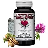 Kroeger Herb Products, Candida Formula #1, Detoxification for Natural Candida Cleanse, Helps Gut and Vaginal Health, Yeast Supplement, Candida Overgrowth, Non-GMO, Intestinal Supplement, Made in USA