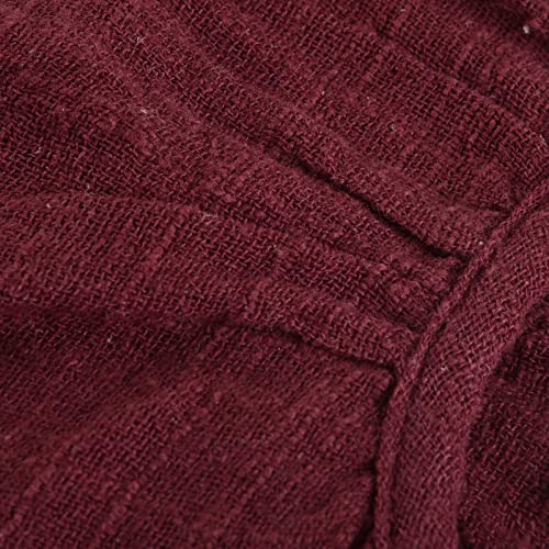 Blusa de caimento solto para meninas outono verão roupas sem mangas linho algodão gola redonda modes