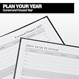 Morgan's Direct 2026 Early Edition A4 Diary Day Per Page | Hard Backed for Home and Office Use Desk Diary | Black - Image 4