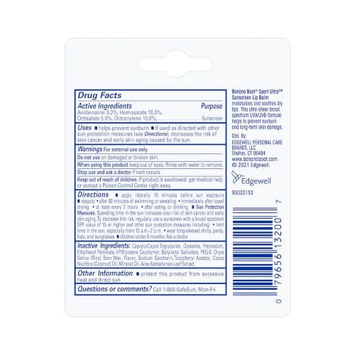Banana Boat Sport Lip Sunscreen SPF 50, 0.15 oz (2 Pack) - image 9