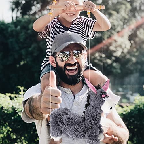 Toddmomy Marionete Fantoches Animais Crianças Marionete Brinquedo Corda Animal Fantoche Animal Mario