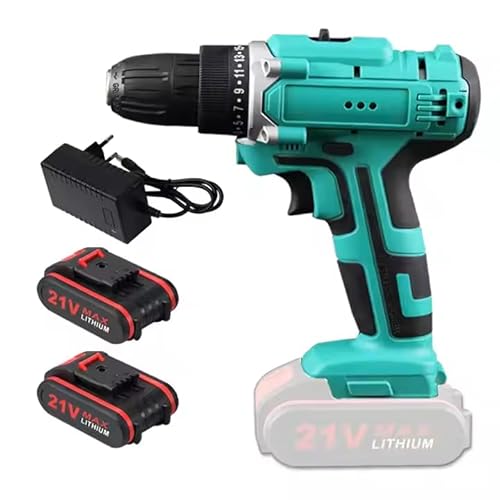 Cordless Drill Driver 21V, Wuppertal Cordless Hammer Drill Set, 45N.m Battery Drill, 25+3 Torque Set, 2-Speed, LED Light, 1500mAH Battery, 30PCS Electric Drill Set for Home and Garden DIY Project 8 Cordless Drill Driver 21V, Wuppertal Cordless Hammer Drill Set, 45N.m Battery Drill, 25+3 Torque Set, 2-Speed, LED Light, 1500mAH Battery, 30PCS Electric Drill Set for Home and Garden DIY Project - Image 8