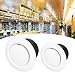 6 Inch Air Vent Covers, ABS Adjustable Round Soffit Air Vents, Wall Mounted Flexible Space Saving Exhaust Wall Ceiling Diffuser for Living Room, Closet, Bathroom, Kitchen, Ventilation Use(4 Inch)