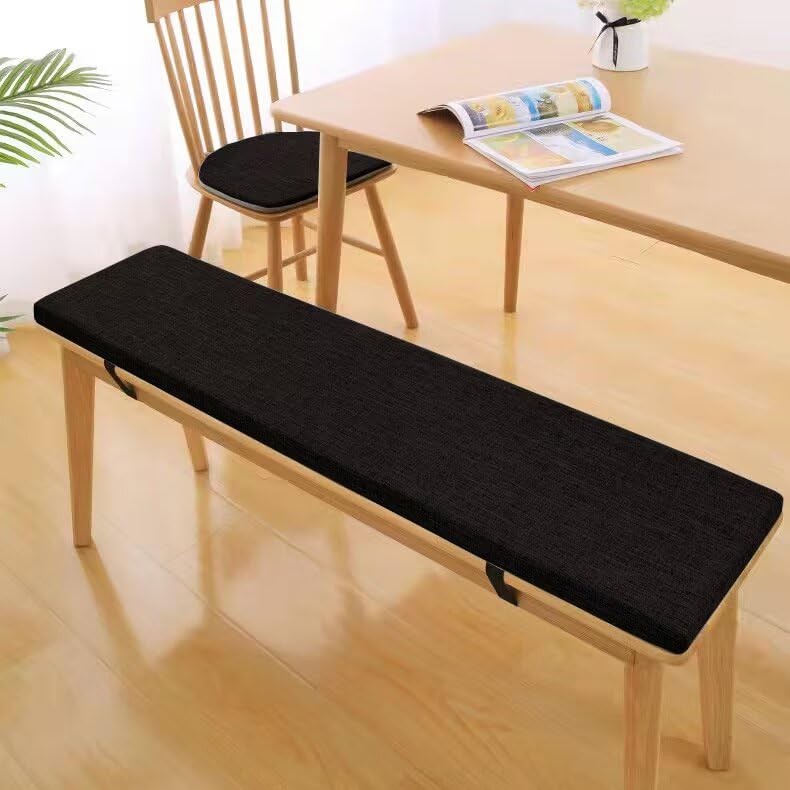 Bettschlange 3CM Dicke Sitzauflage Sitzkissen Bank, Bankauflage Bankkissen, Waschbare Stuhlkissen Bankpolster, Gartenbank Auflage Outdoor, Sitzkissen Groß für Stuhl Boden Bürostuhl
