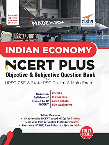 Indian Economy NCERT PLUS Objective & Subjective Question Bank for UPSC ...