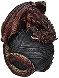 Design Toscano CL551022 Dragon Protector of the Celtic Orb Sculptural Box,full color