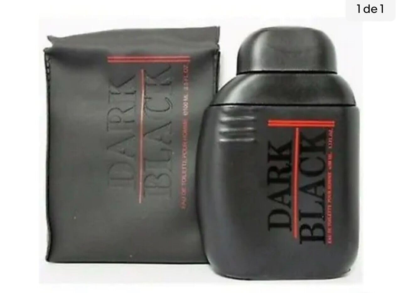 Dark Black for Men Eau De Parfum - Designed for Confident, Contemporary Men - Blend Delivers a Long-Last 3.4 0nzas