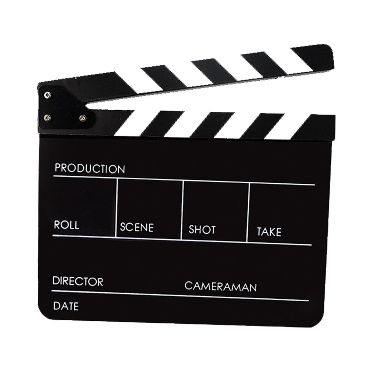 Operitacx Tavoletta Regista in Ardesia Accessorio per Fotografia Tavoletta per Film in Pachydermato Giocattolo di Ruolo per Ragazzo Ragazza per Palcoscenico Casa Festa Festival