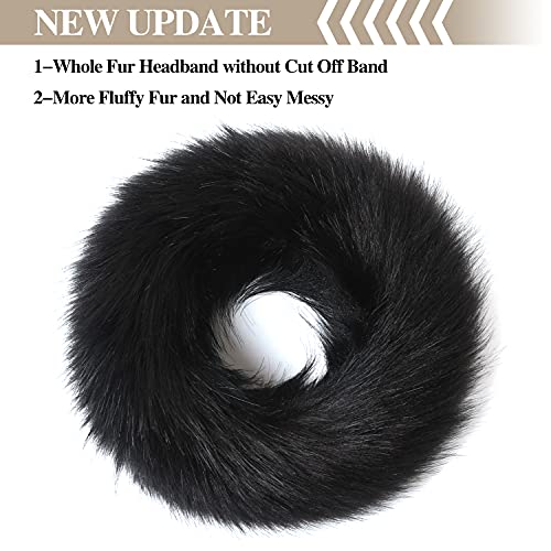 Dikoaina Womens Faux Fur Headband Winter Earwarmer Earmuff Hat Ski #TOP2