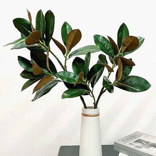 Olivachel Artificial Magnolia Branches, 2 Pack