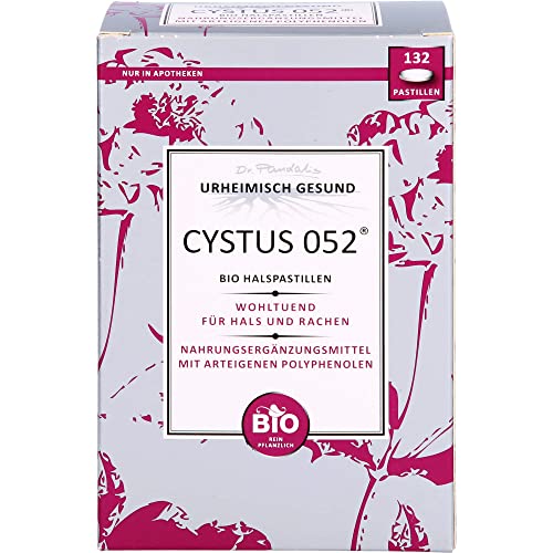 CYSTUS 052 Bio Halspastillen wohltuend für Hals und Rachen 132 St. Pastillen