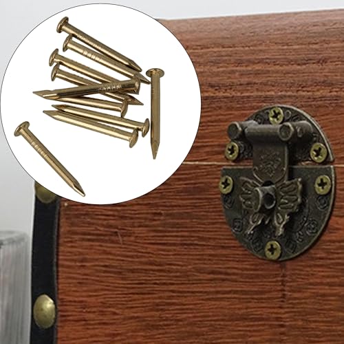 200 Clavos Decorativos de Aleación de Cobre para Muebles 3x15mm miniatura 5
