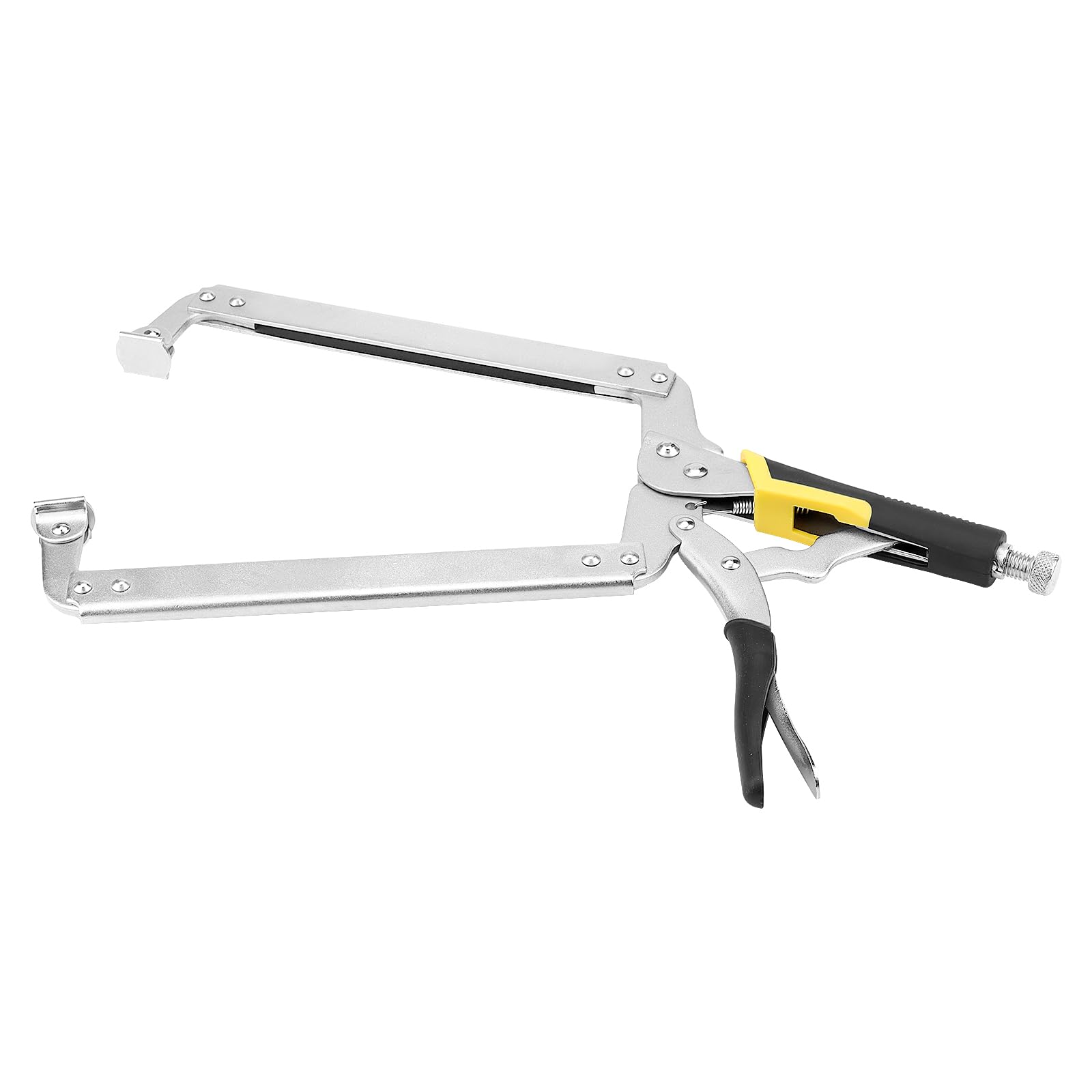 3 abrazaderas C de 18 pulgadas, abrazaderas de cara de metal, apertura ajustable, bloqueo de soldadura tipo C, abrazaderas de madera para carpintería