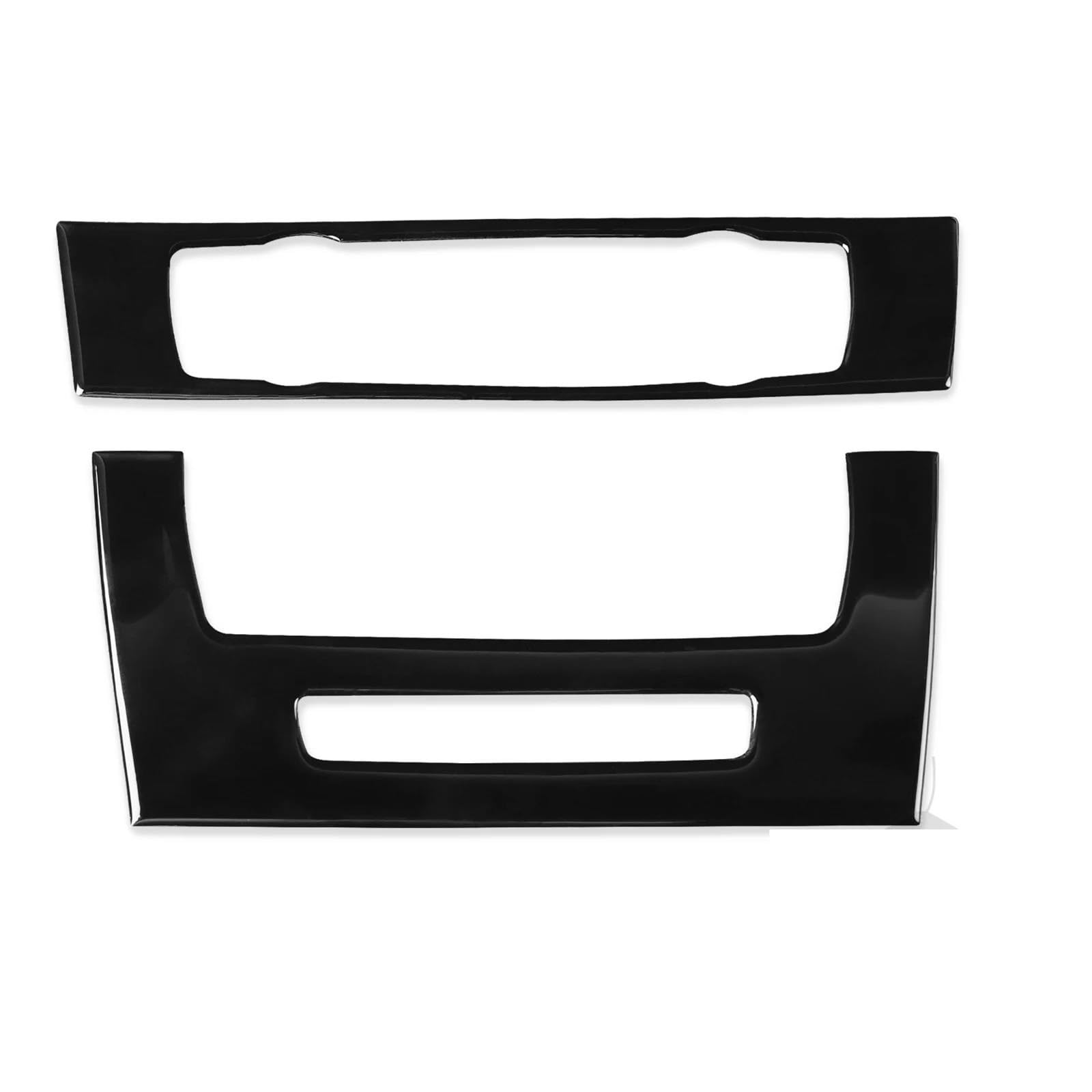 for 3 Series E90 E92 2005 2006 2007 2008 2009 2010 2011 2012 Piano Black Air Conditioner CD Control Panel Plastic Cover Sticker(A)