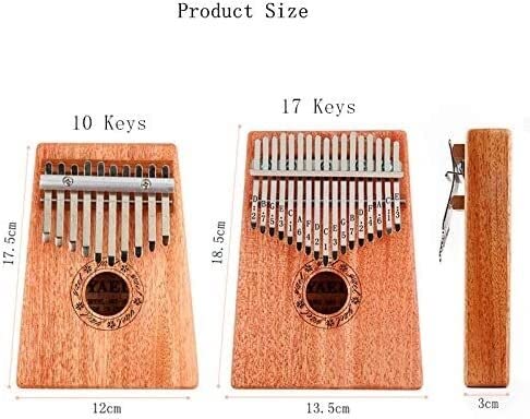 Générique Mini Finger Kalimba Thumb Piano 17 Touches Kalimba Acajou Africain Pouce Piano Doigt Percussion Clavier… - Les Beatles, Paul McCartney, John Lennon, RIngo Starr, George Harrison Générique Mini Finger Kalimba Thumb Piano 17 Touches Kalimba Acajou Africain Pouce Piano Doigt Percussion Clavier… – Image 3