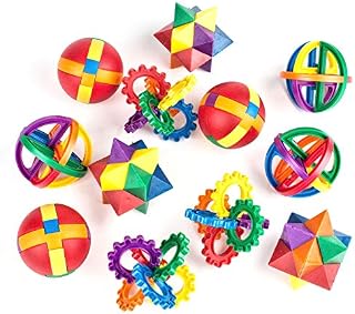 Neliblu Fun Puzzle Balls - Goody Bag Fillers - Party Favors, Party Toys