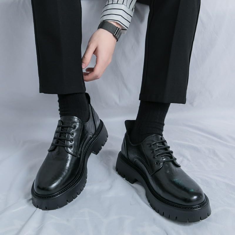 Men's Formal Business Leather Oxfords Comfortable Walking Loafers Driving Work Business Dress Shoes2