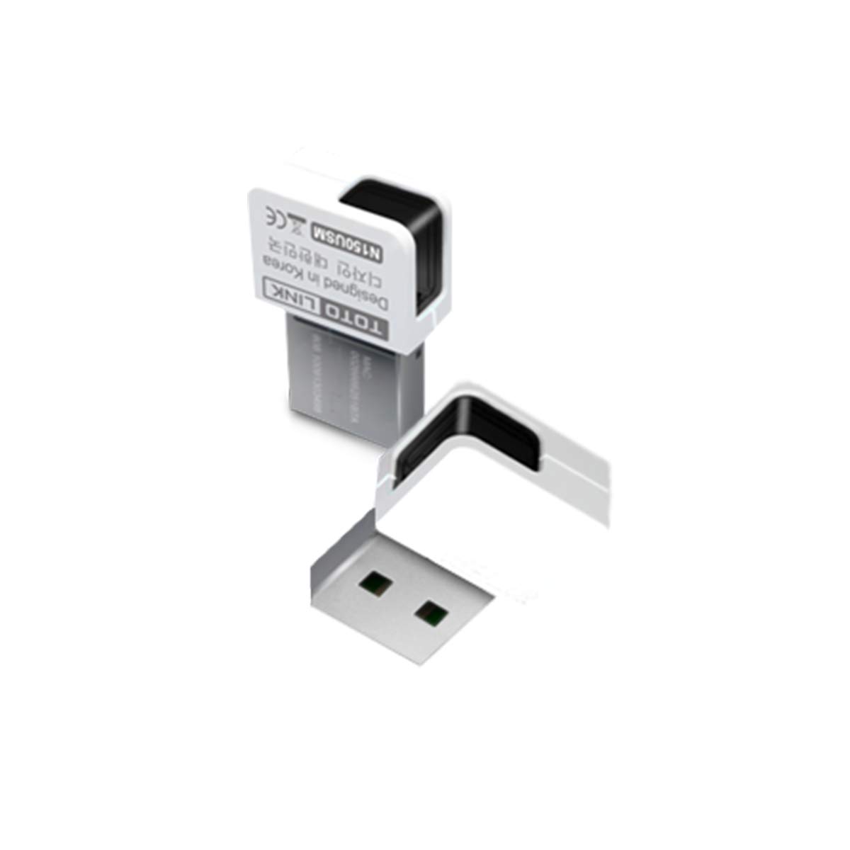 Totolink N150USM Nano USB Adapter, rear view with branding
