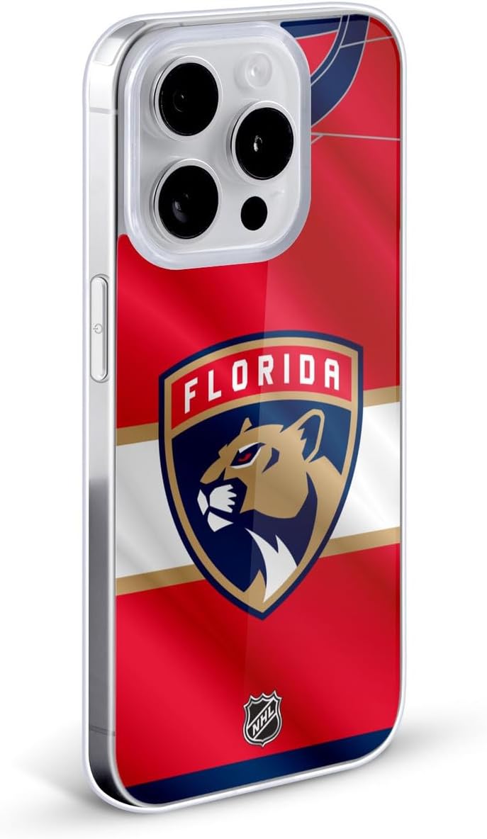 Head Case Designs Officially Licensed NHL Jersey Florida Panthers Gel Case [Military Grade Protection] Compatible with Apple iPhone 11