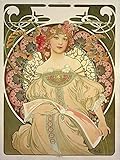 Berkin Arts Alphonse Mucha Giclee Art Paper Print Art Works Paintings Poster Reproduction(Champagne...