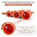 Disconnect Tongs Tool with Depth Gauge and Pipe Deburring Tool Combination Set, Push to Connect Removal Clamp, Disconnect Tool for Pipe Fittings 3/8 Inch to 1 Inch,PEX Pipe, Copper, CPVC, PE-RT, HDPE