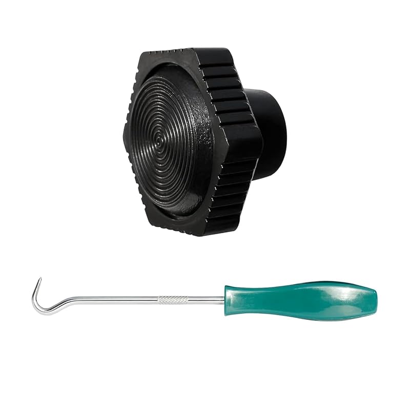 Manopla hexagonal do interruptor do limpador de para-brisa SHUJUKU para Ford F-100, F-150, F-250, F-350 e Bronco 1985 a 1991 – 1 unidade