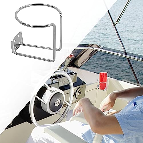Portavasos de acero inoxidable para barco 6 piezas miniatura 5