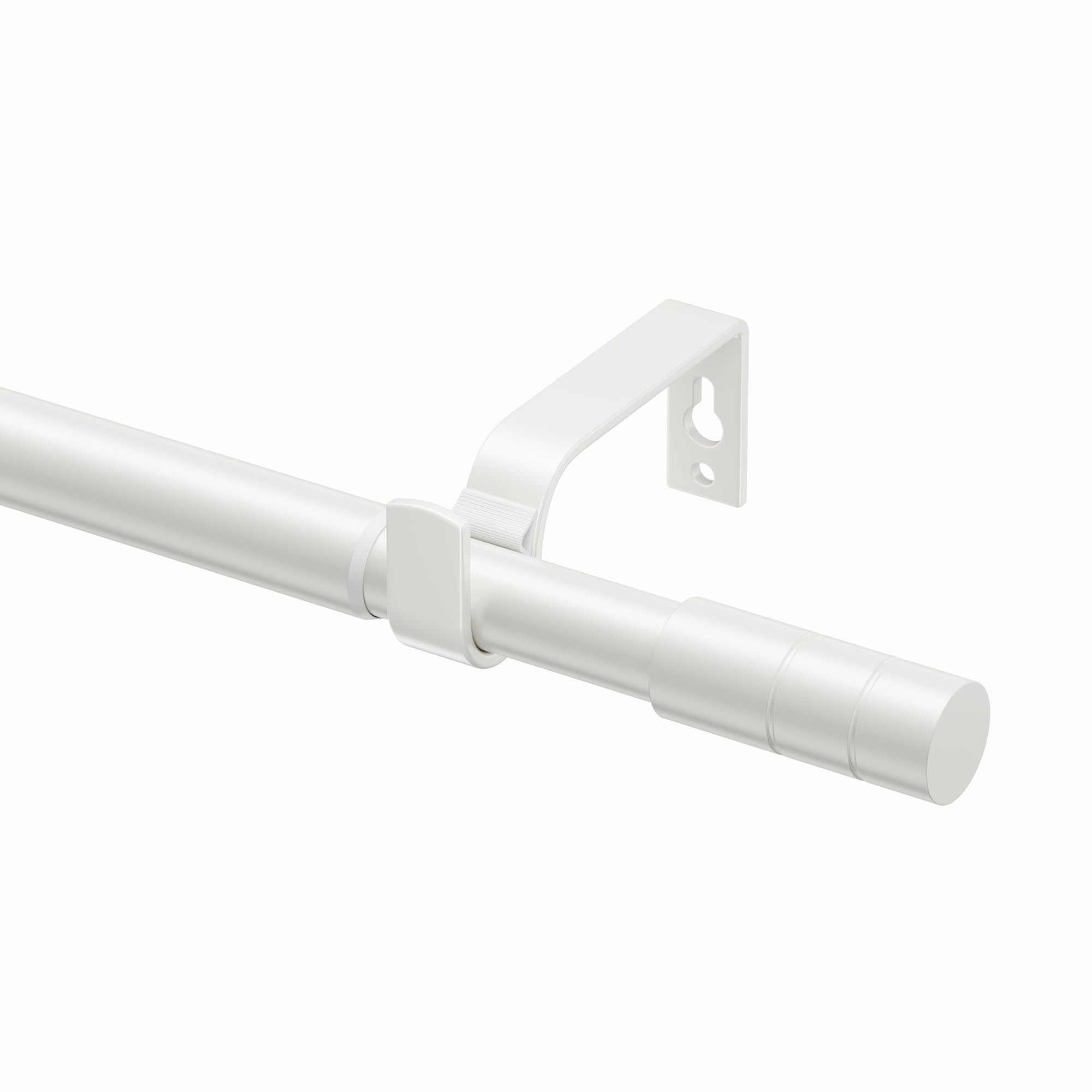 Bastoni per tende estensibili 72-220 cm, diametro 19 mm, per tende con occhielli, asta in metallo con estremità cilindriche, asta regolabile per finestre, soggiorno, cucina, camera da letto